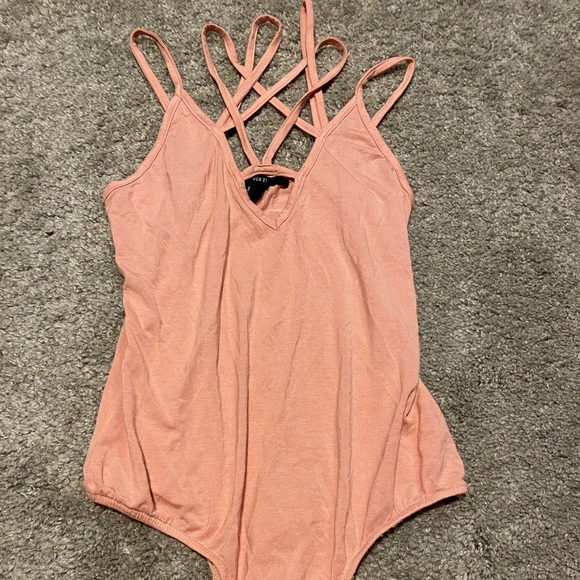 Forever 21 Strappy Bodysuit-SMALL - Picture 1 of 1